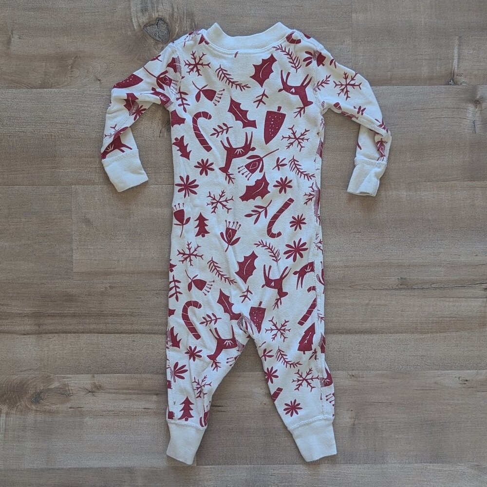 Hanna Andersson Scandi Deer Baby Zip Sleeper - 6-12M - Picture 3 of 5